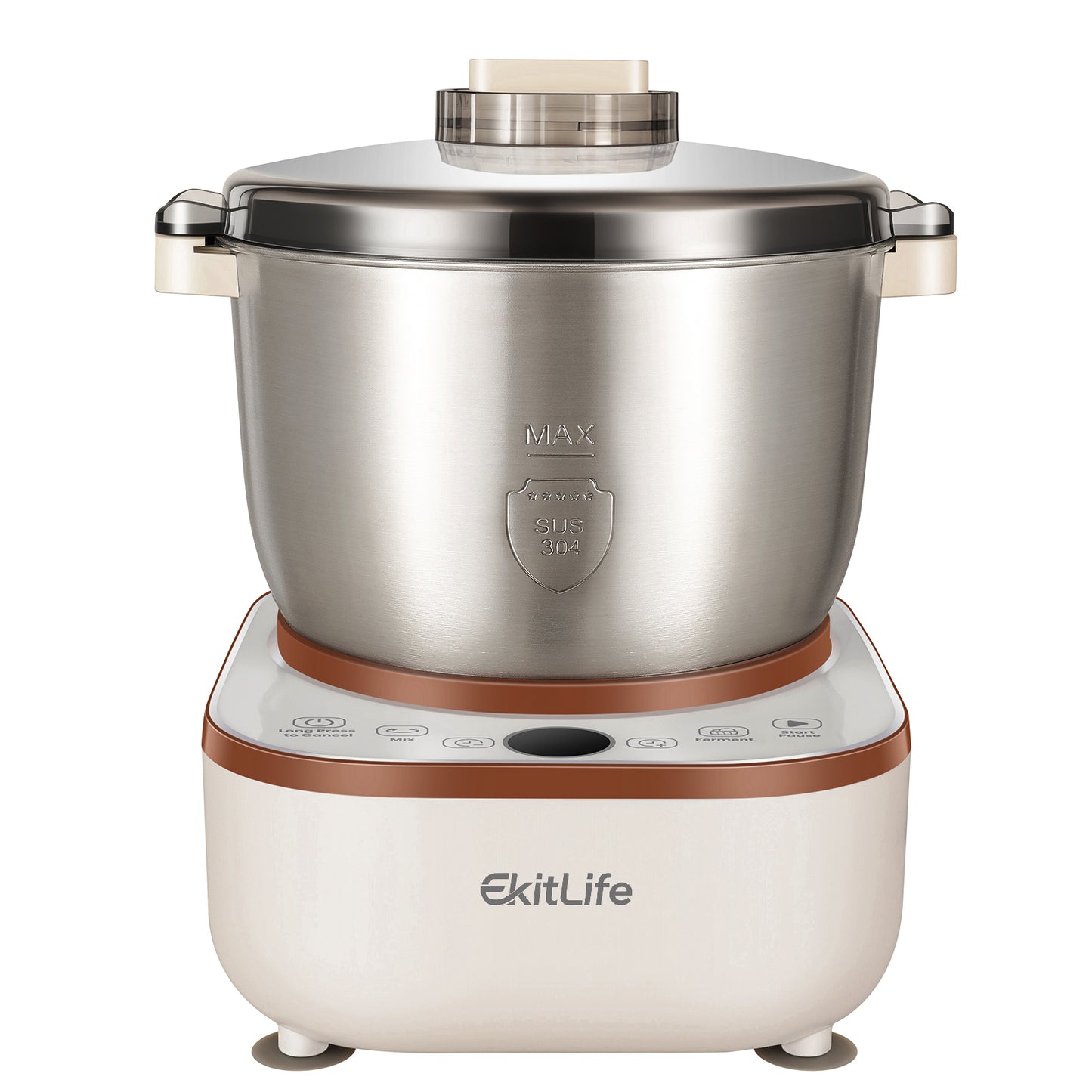 EkitLife 7.4Qt Dough Maker – 2-in-1 Kneading & Fermentation Mixer